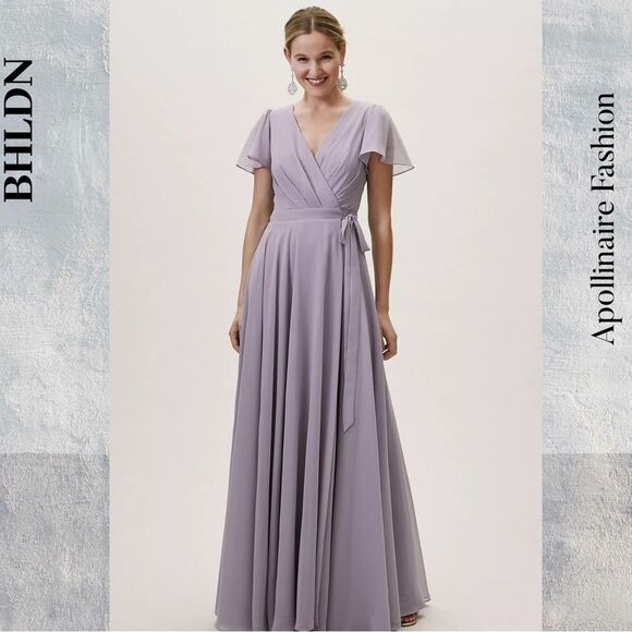 BHLDN Oralee Lavender Maxi Dress in XS NWOT - Picture 3 of 9